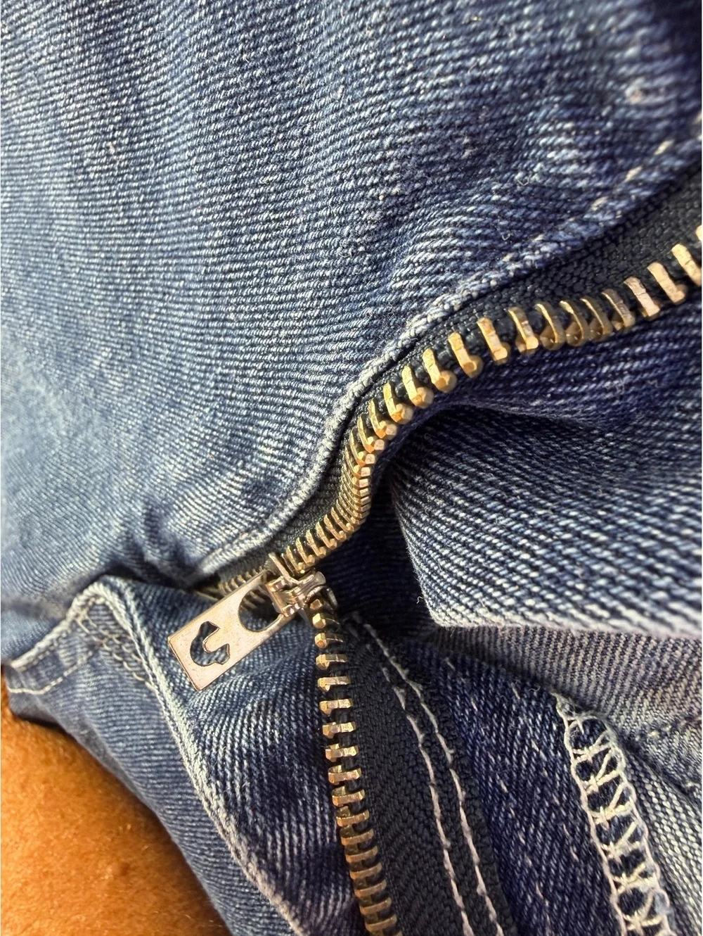 True Religion Ricky Relaxed Straight Jeans Men's Size 36 Blue Denim Actual 40x32